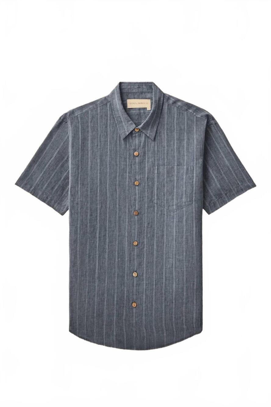 NEW ROAD TO NOWHERE men's hudson shirt in pacific diamond